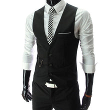 Load image into Gallery viewer, 2020 New Arrival Dress Vests For Men Slim Fit Mens Suit Vest Male Waistcoat Gilet Homme Casual Sleeveless Formal Business Jacket